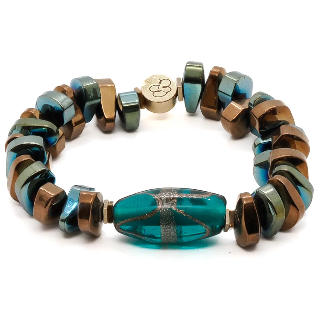 Green Balance Chunky Bracelet