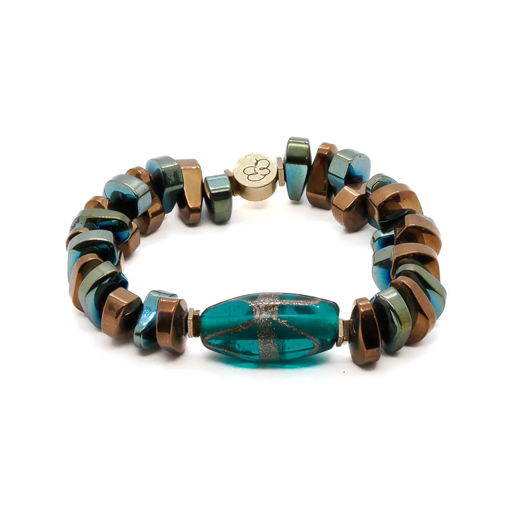 Green Balance Chunky Bracelet