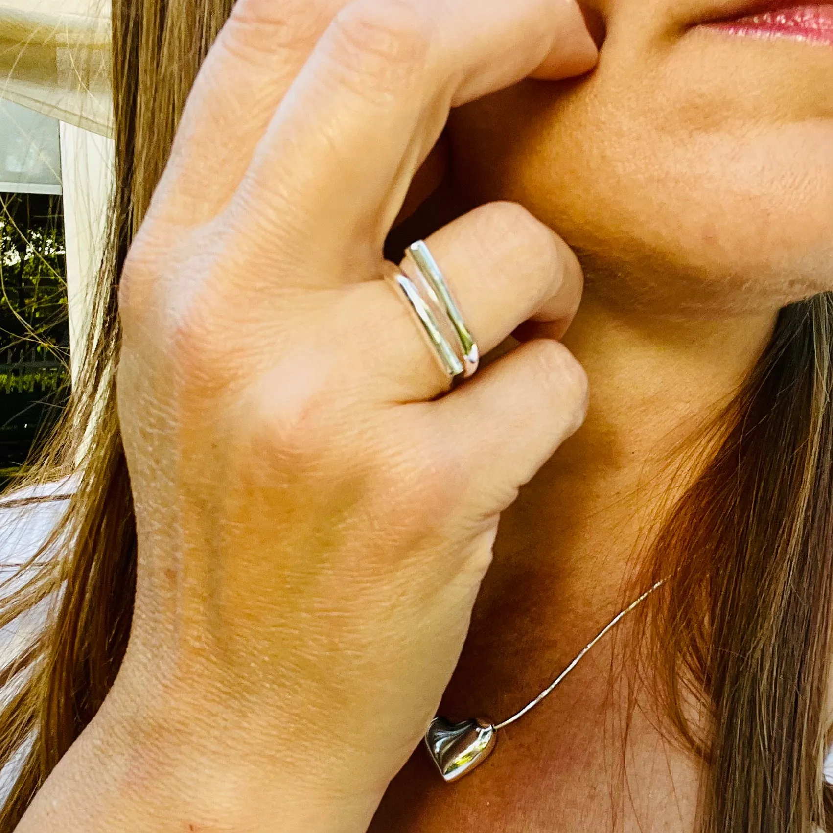 Green Princess Cut Jewelry Set