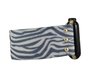 Grey Zebra Apple Watch Band