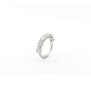 Half Oval Eternity Band