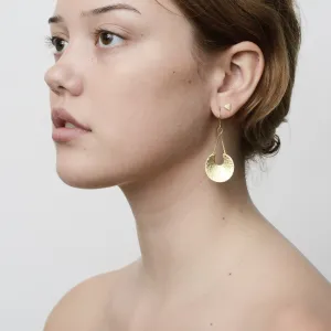 Hammered Oshun, Large, 19k Gold