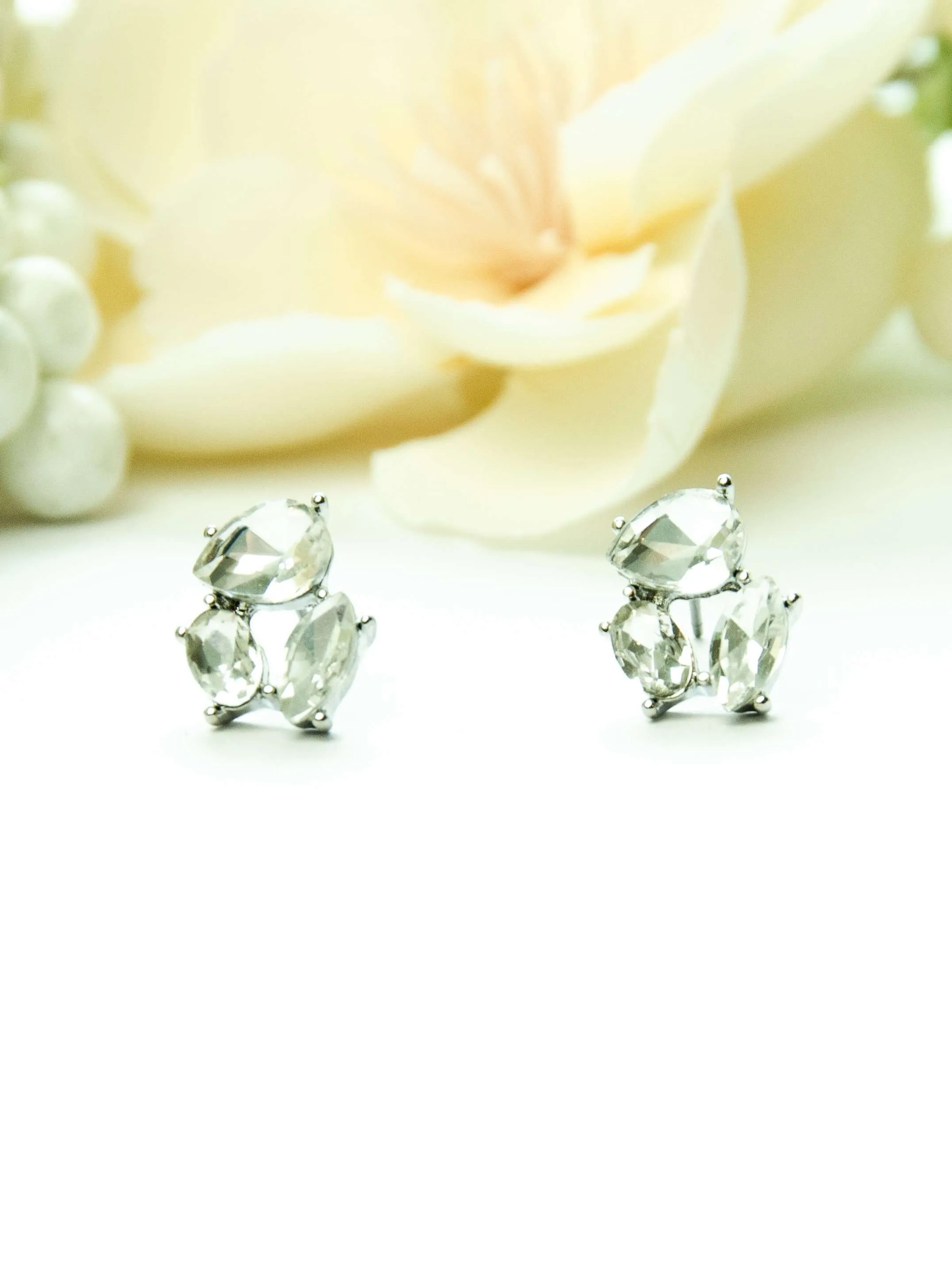 Happy Pride Month LGBTQ  Rainbow Jewel Stud Earrings Gift