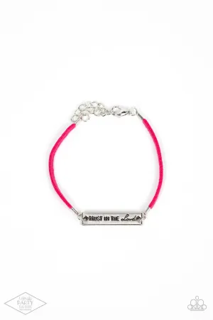 Have Faith Pink Paparazzi Bracelet