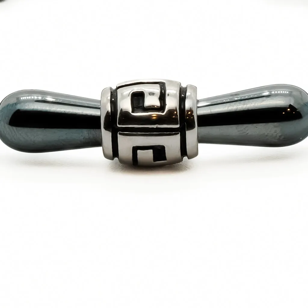 Healing Hematite Men Beaded Bracelet