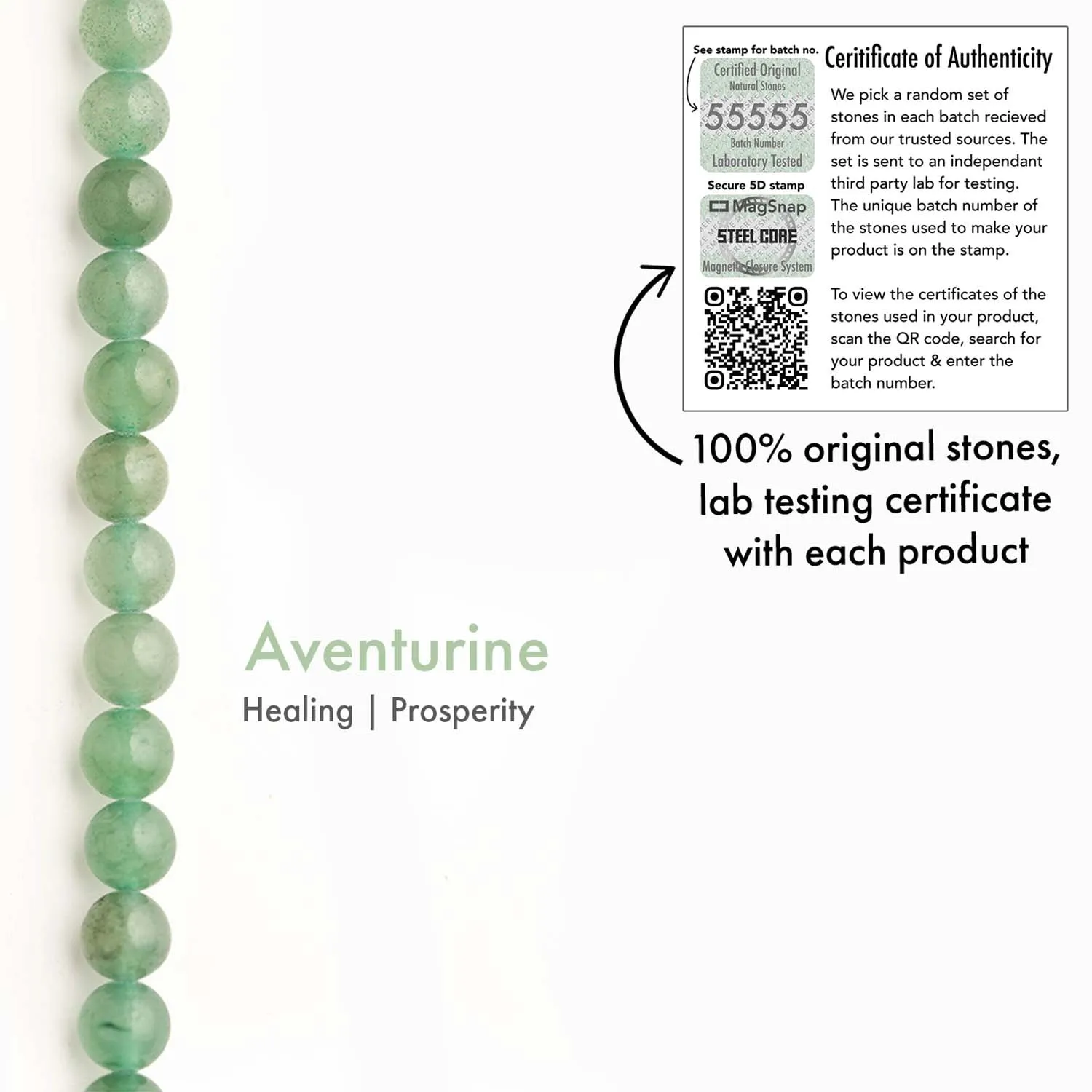 Healing Touch Aventurine Natural Stone Bracelet