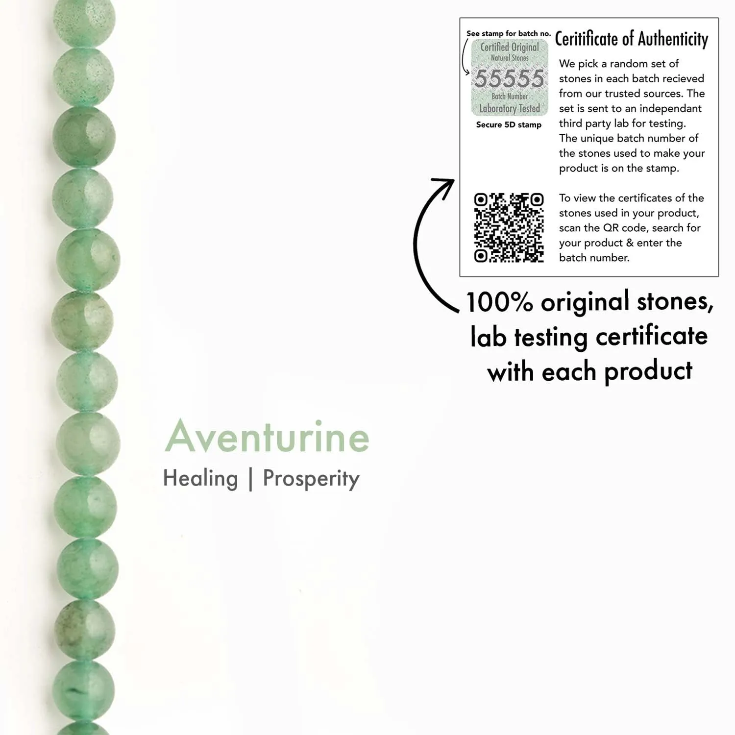 Healing Touch Aventurine Natural Stone Bracelet