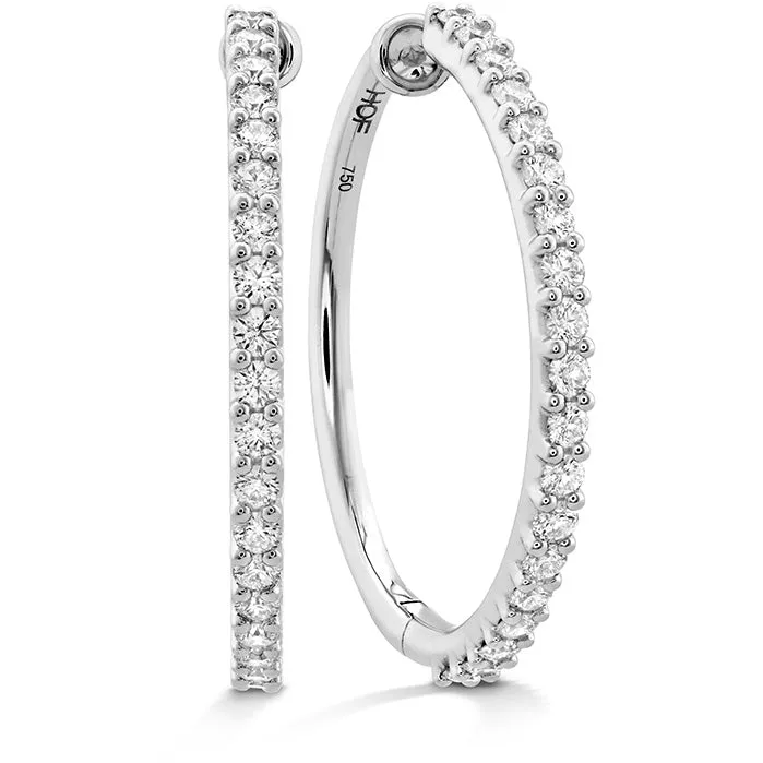 Hearts On Fire Classic Hoop Large Diamond Earrings