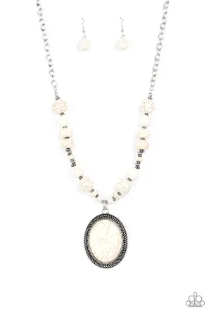 Home Sweet HOMESTEAD White Paparazzi Necklace
