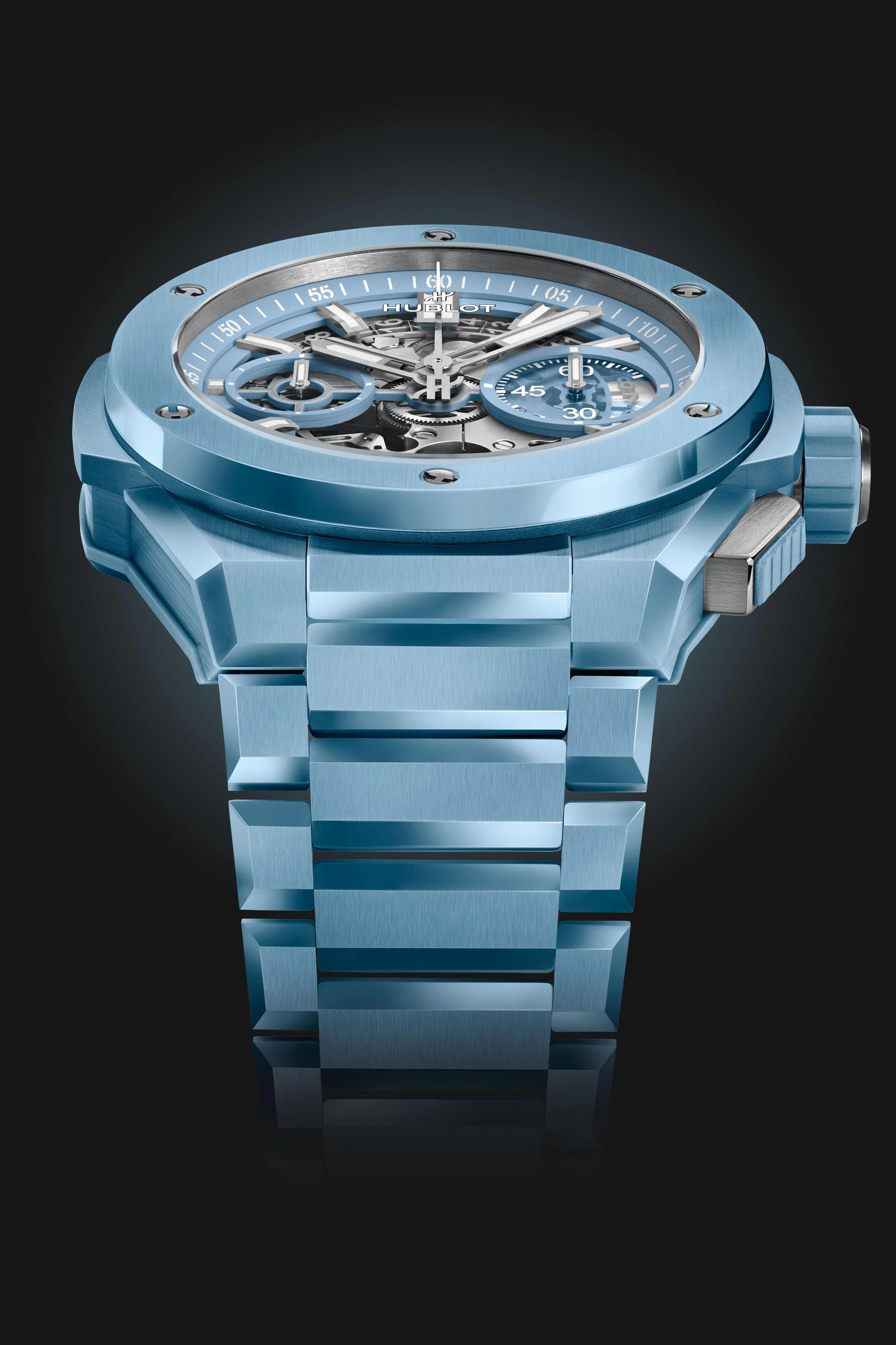 Hublot Big Bang INTEGRATED SKY BLUE CERAMIC, 42mm, Ref# 451.EX.5120.EX, Unworn 2024
