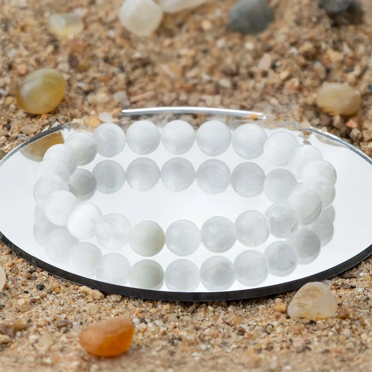 Inner Peace Selenite Natural Stone Bracelet