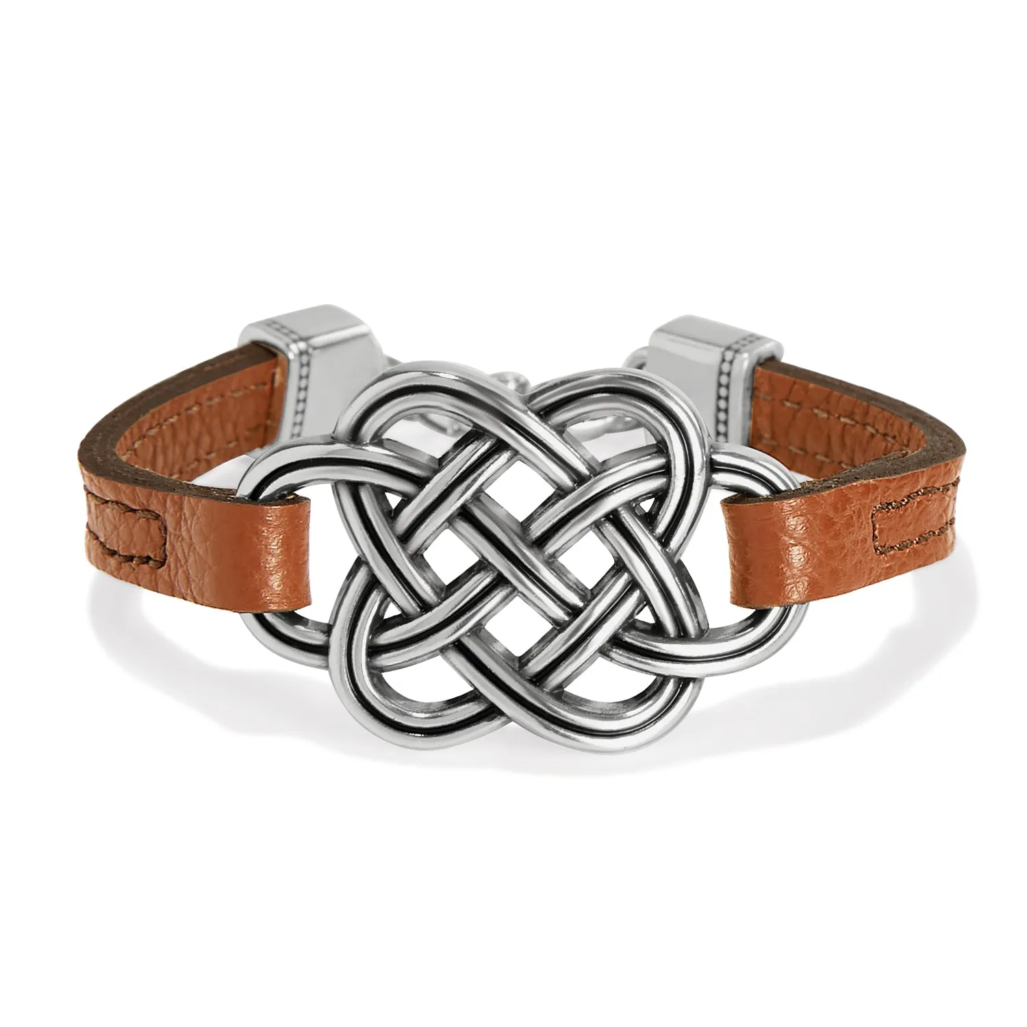 Interlok Trellis Leather Bracelet - JF0100