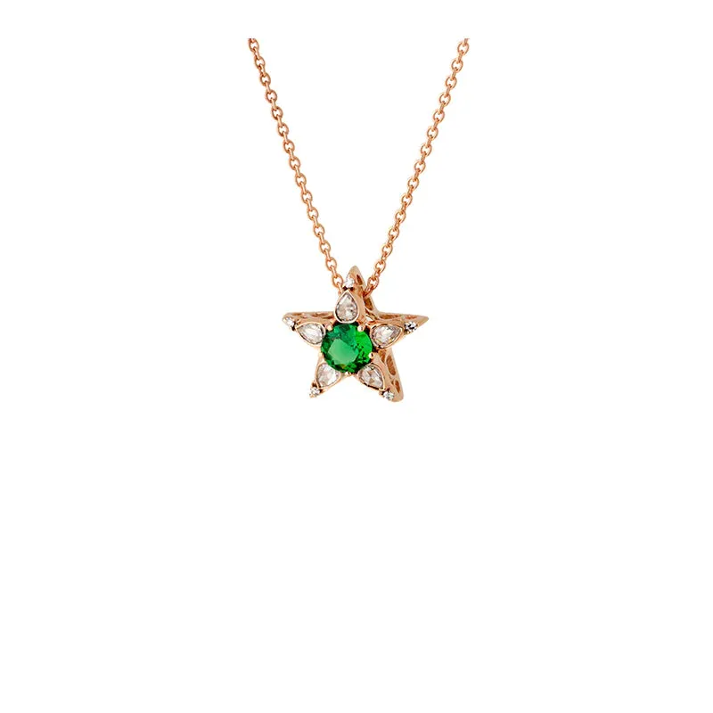 Istanbul Pendant Tsavorite - Diamonds
