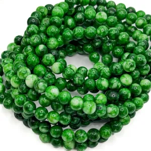 Jade Green Gemstone | Bead Bracelets | 6mm Stone | Women