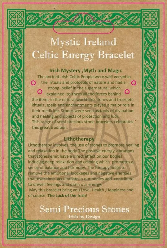 Jade Stone Celtic Energy necklace