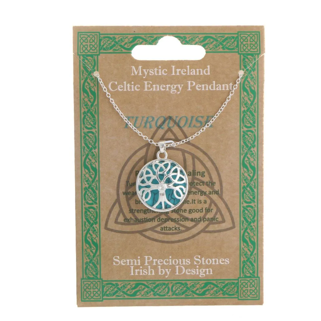Jade Stone Celtic Energy necklace