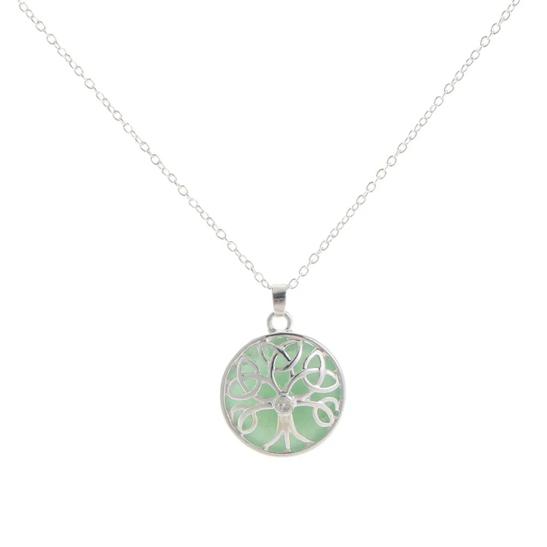 Jade Stone Celtic Energy necklace