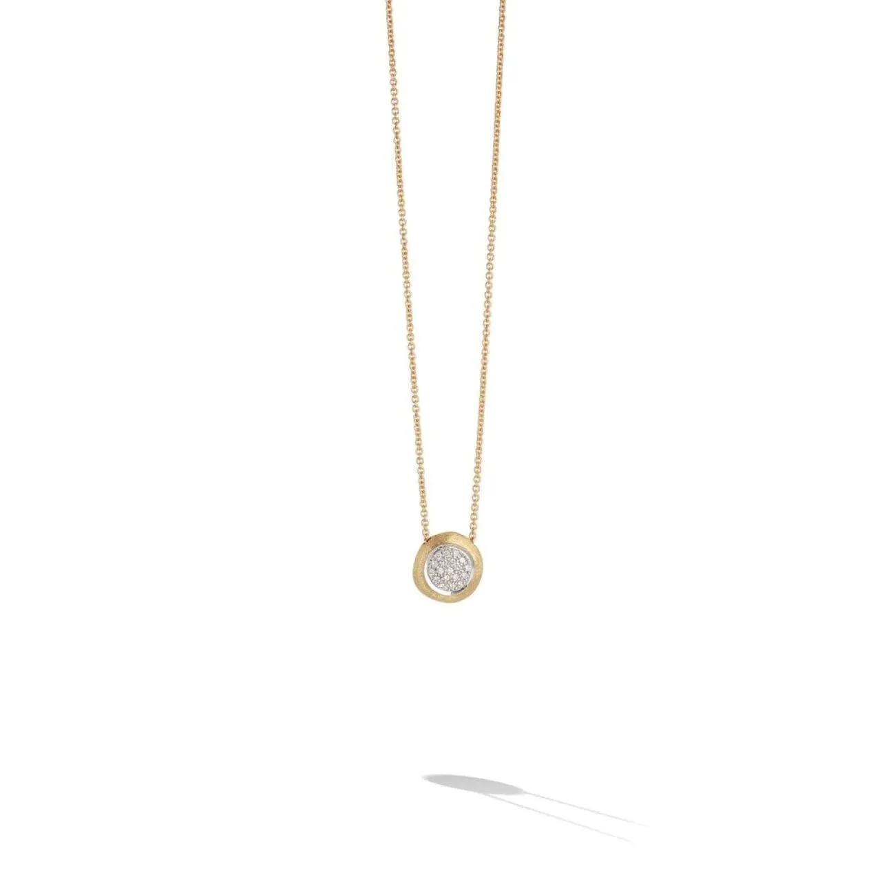 Jaipur Collection 18K Yellow and White Gold Diamond Bead Pendant