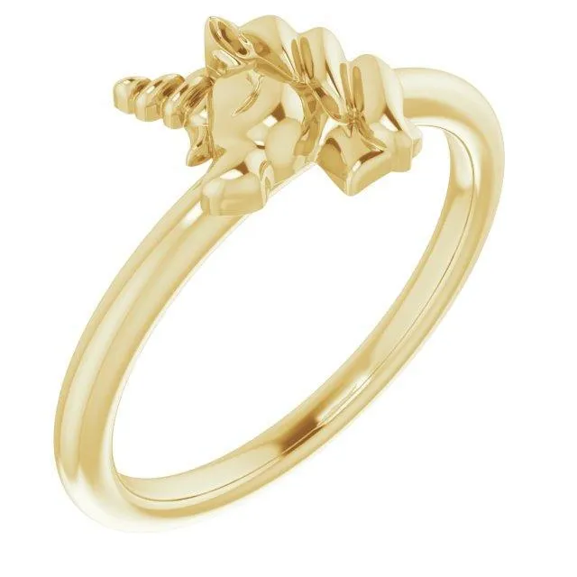 JDSP52352 - YOUTH UNICORN RING