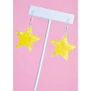 Kawaii Magic Star Earrings Handmade Acrylic Jewelry