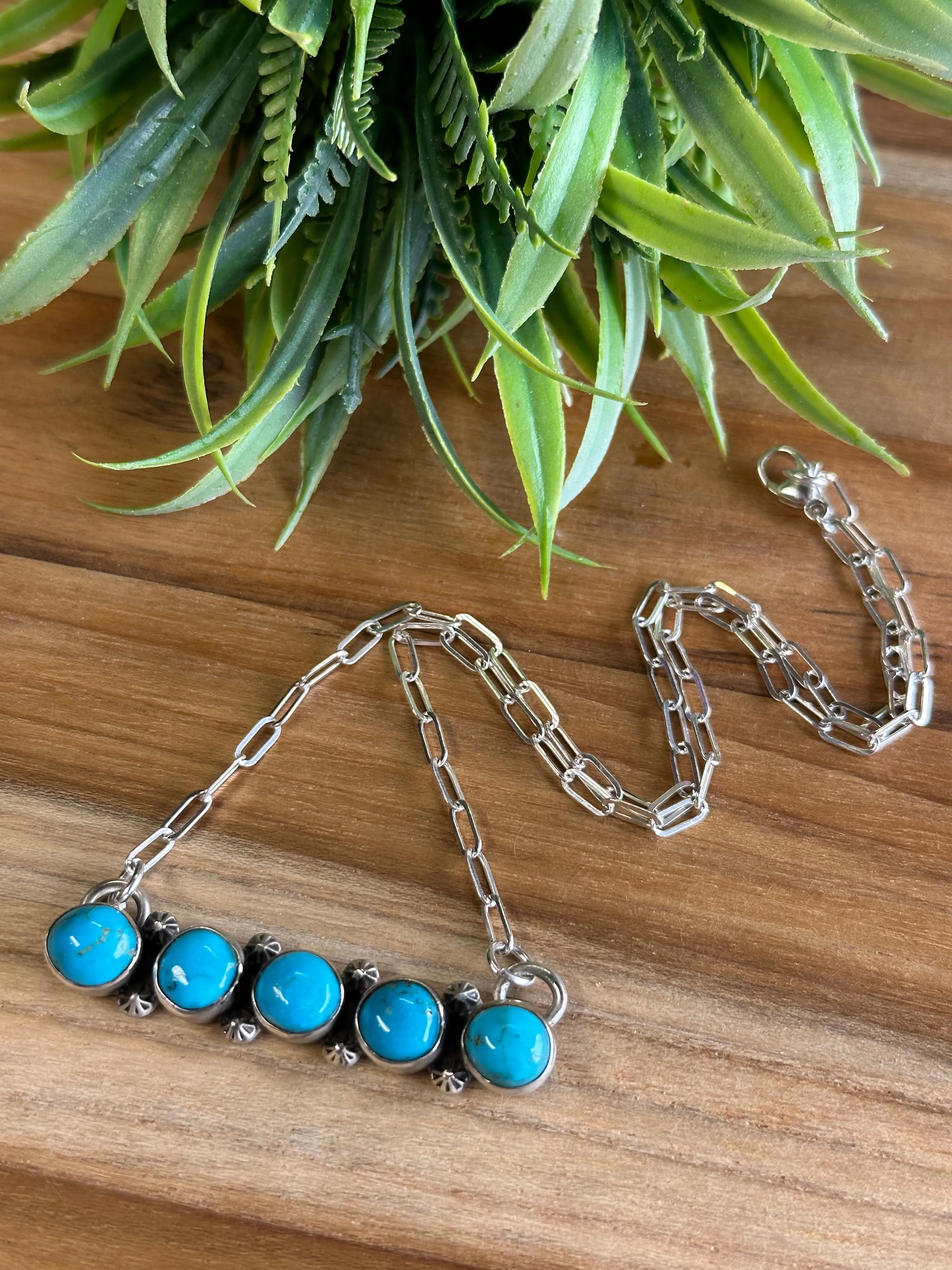 Kingman 5 Stone Necklace