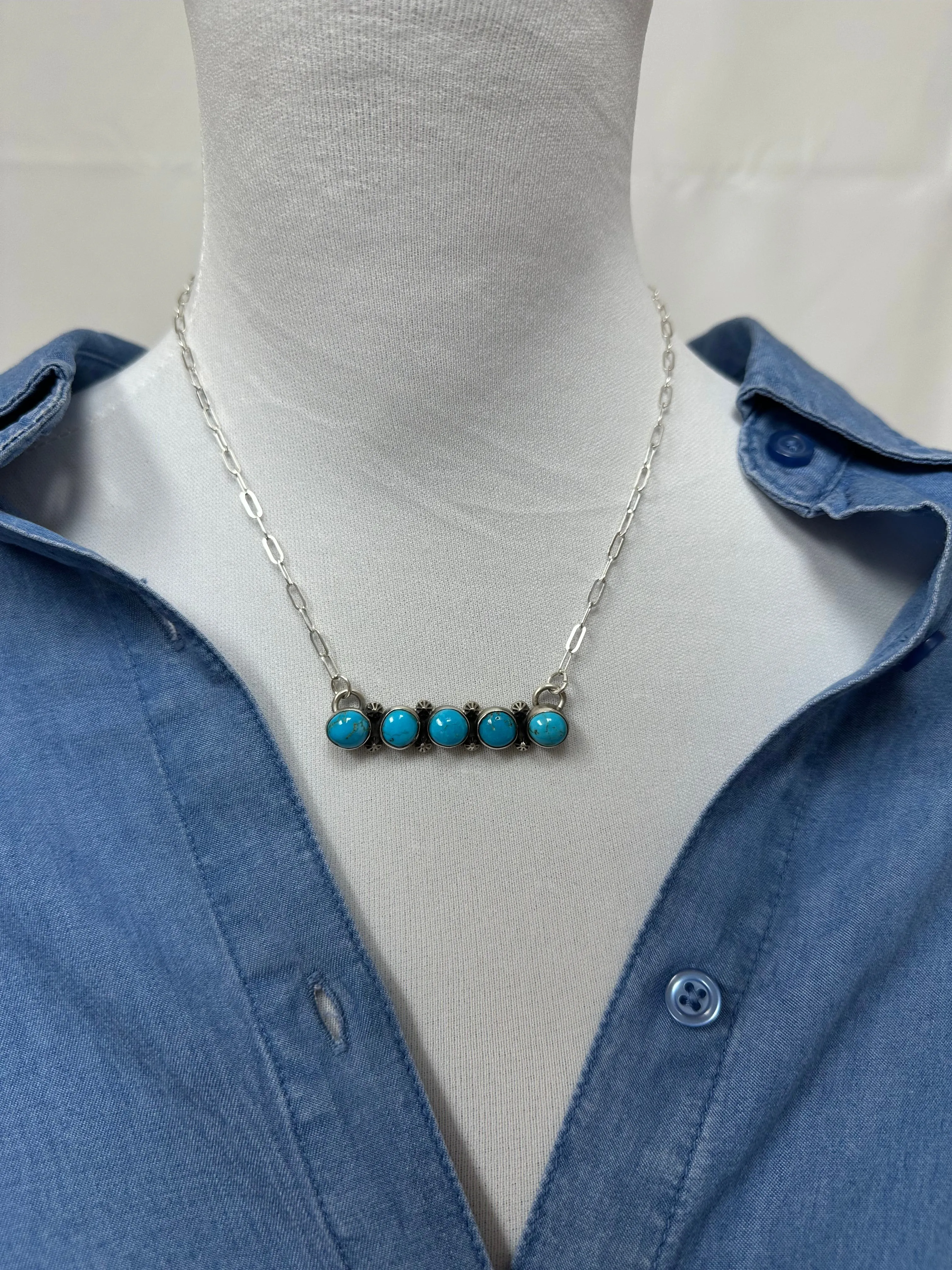 Kingman 5 Stone Necklace