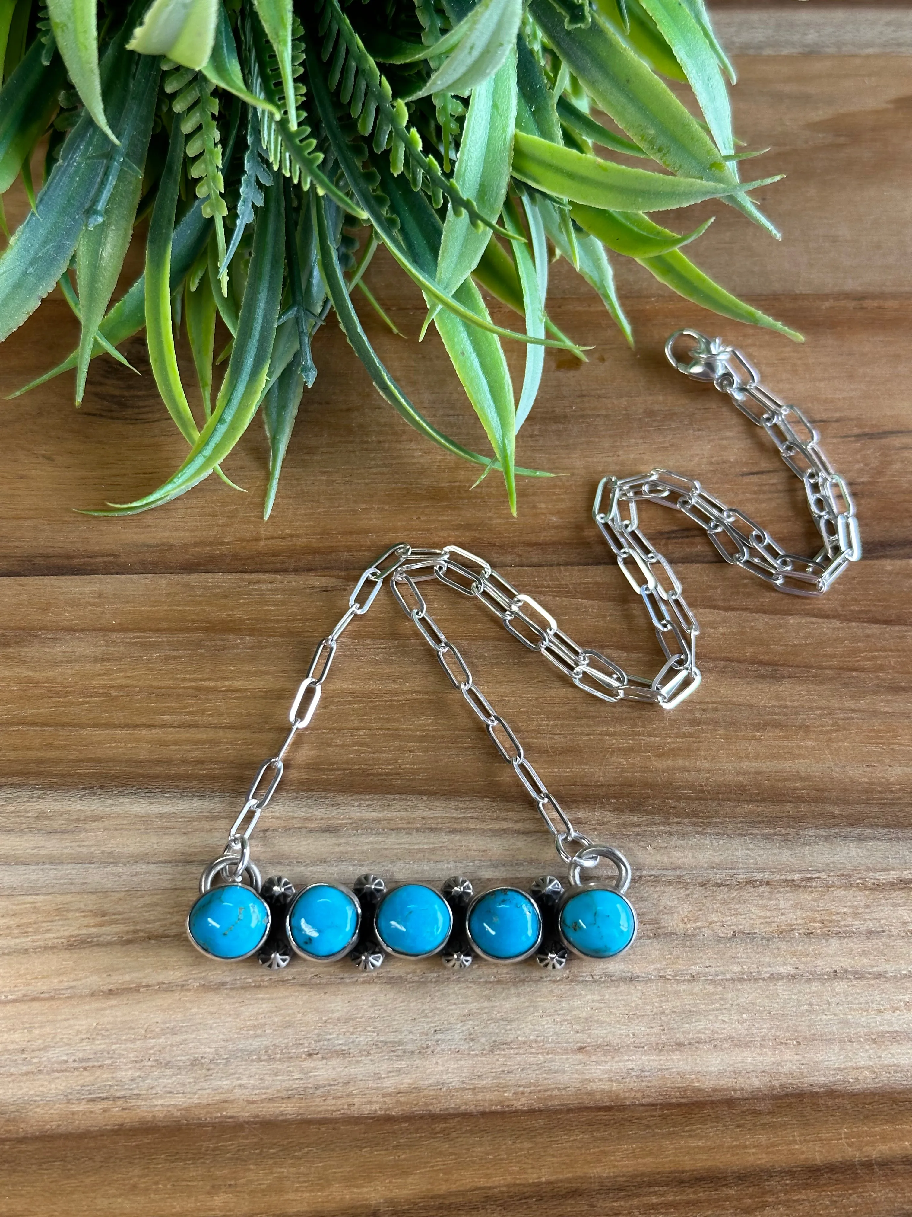 Kingman 5 Stone Necklace