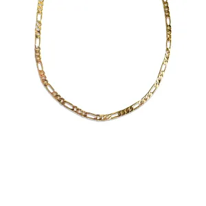 Kira Gold Figaro Chain Choker