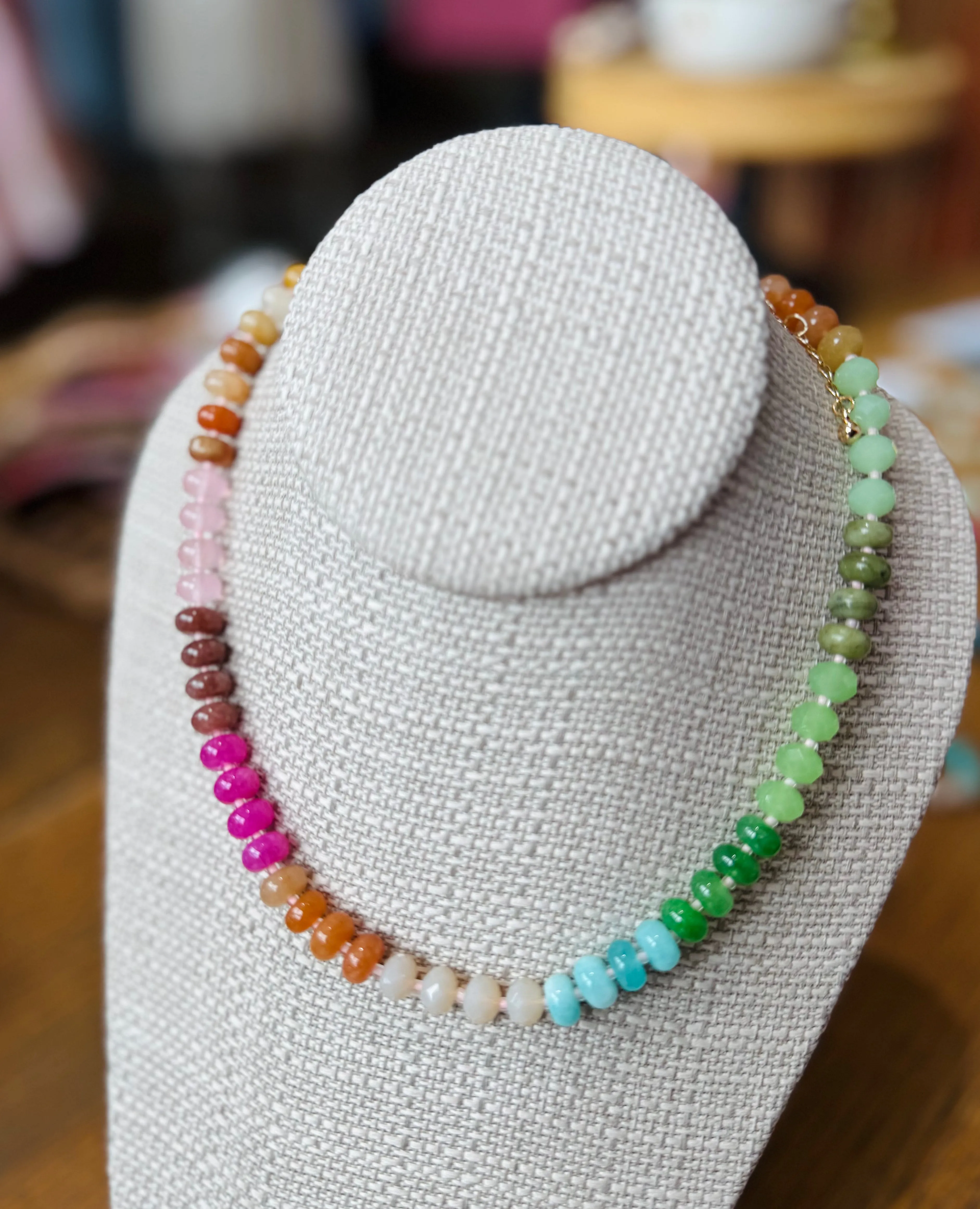 Kyra Agate Stone Necklace