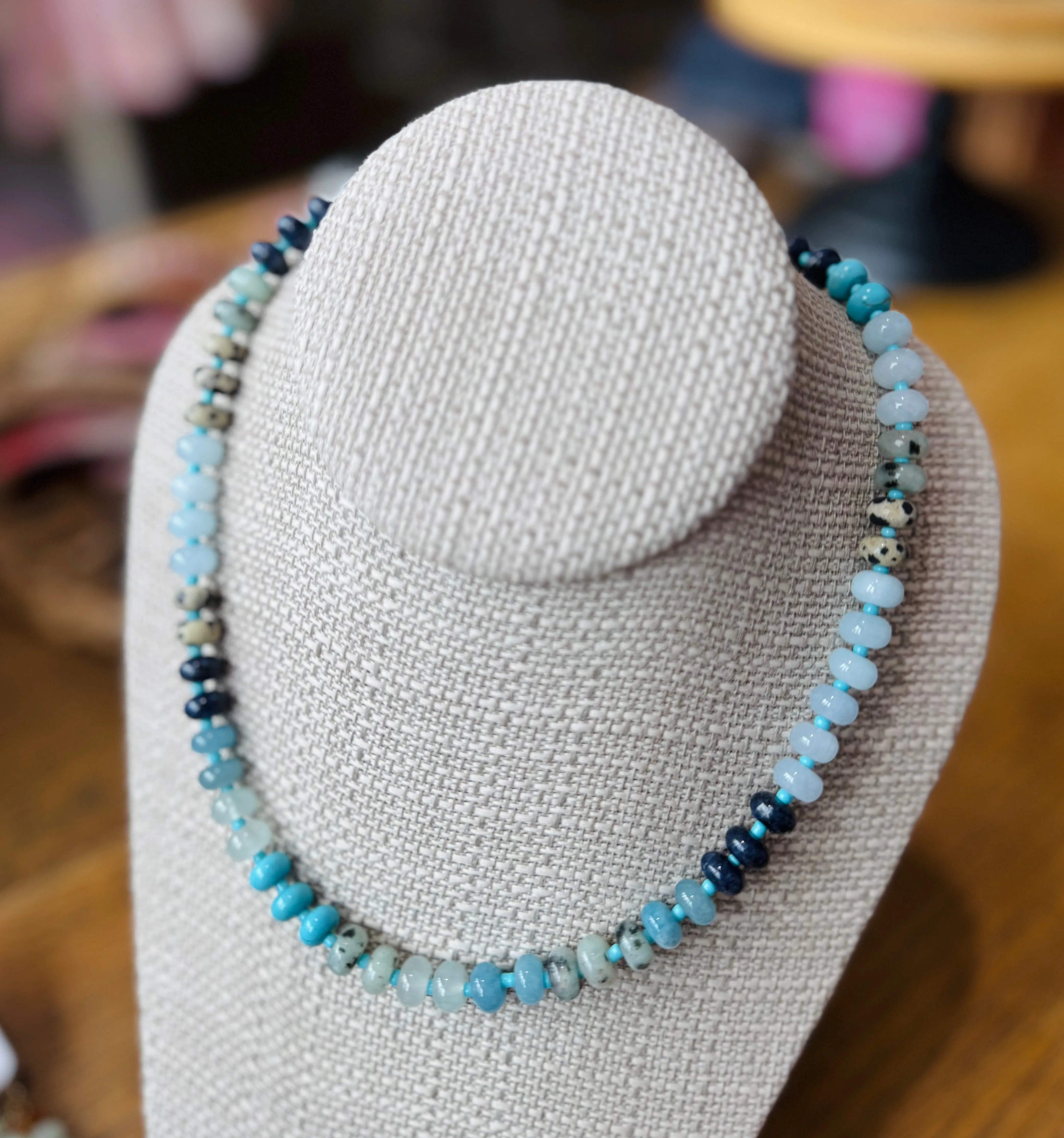 Kyra Agate Stone Necklace