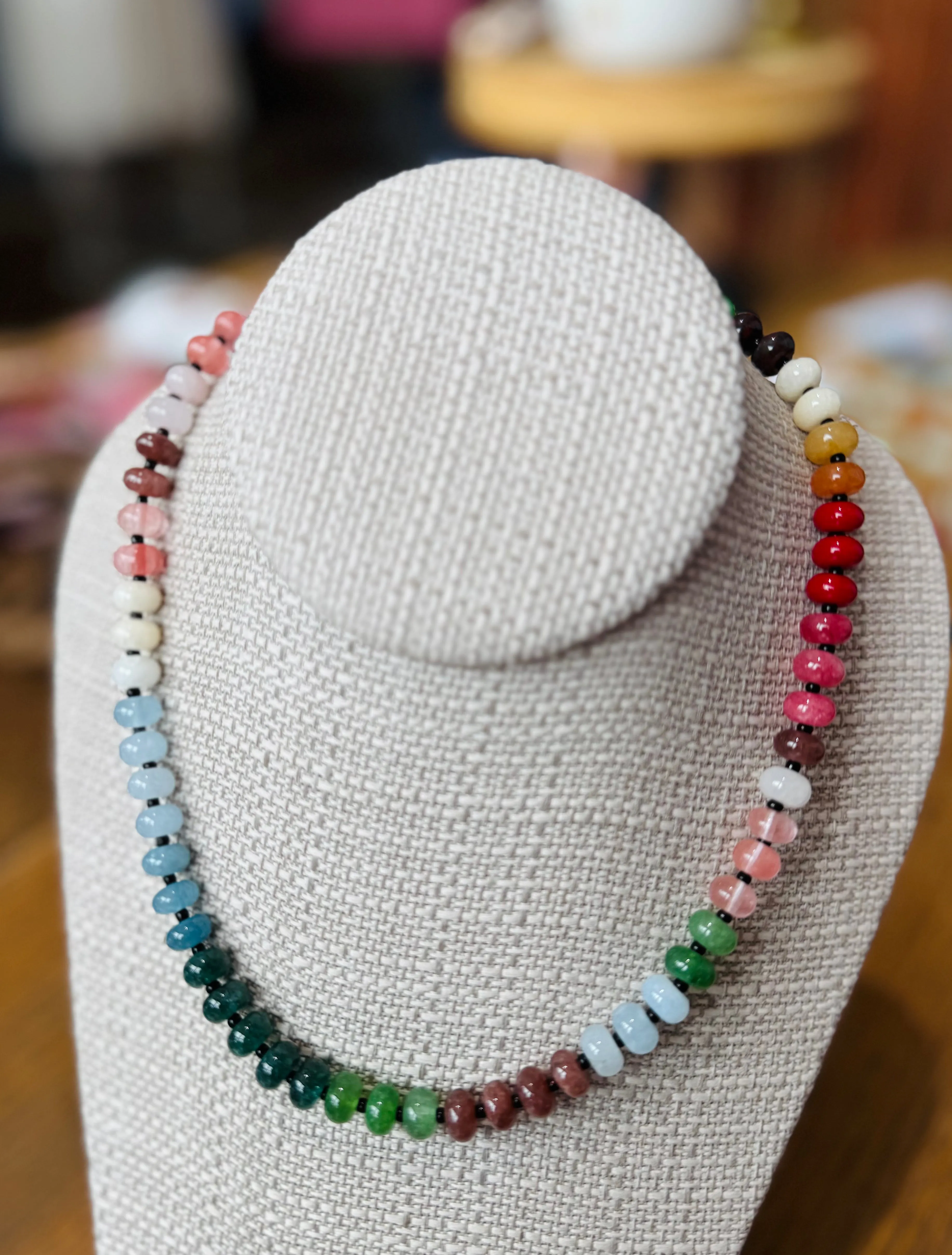 Kyra Agate Stone Necklace