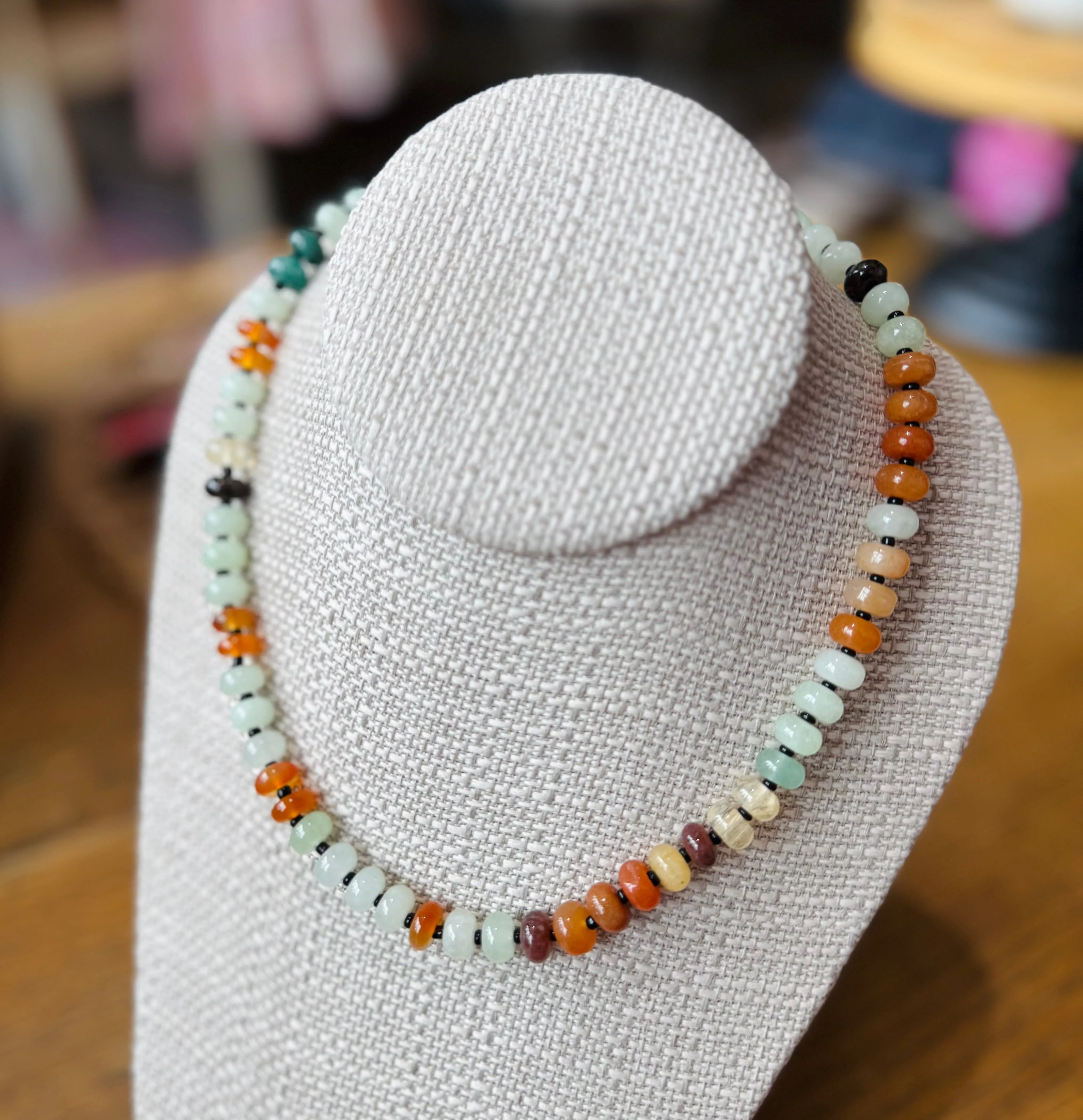 Kyra Agate Stone Necklace