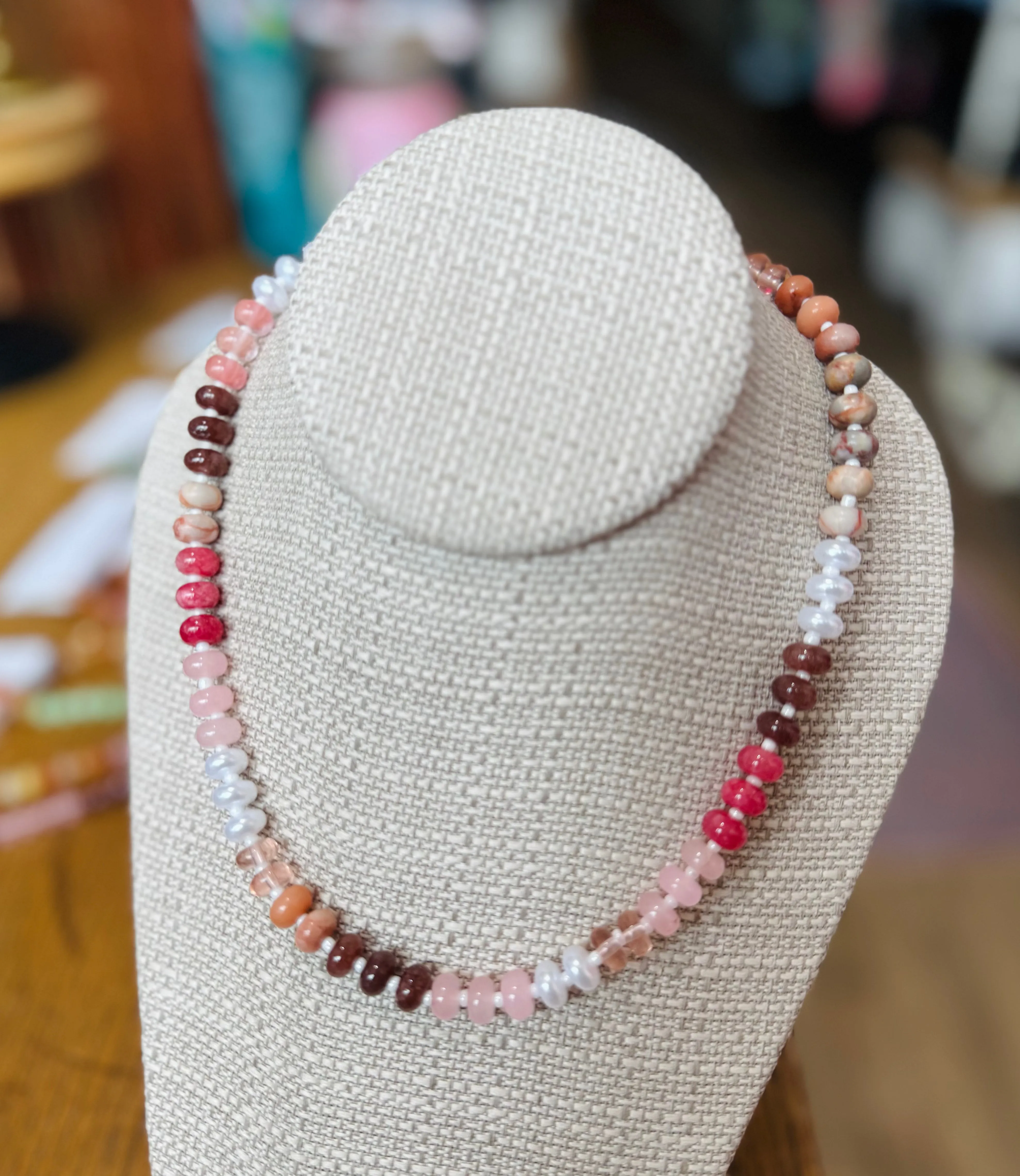 Kyra Agate Stone Necklace