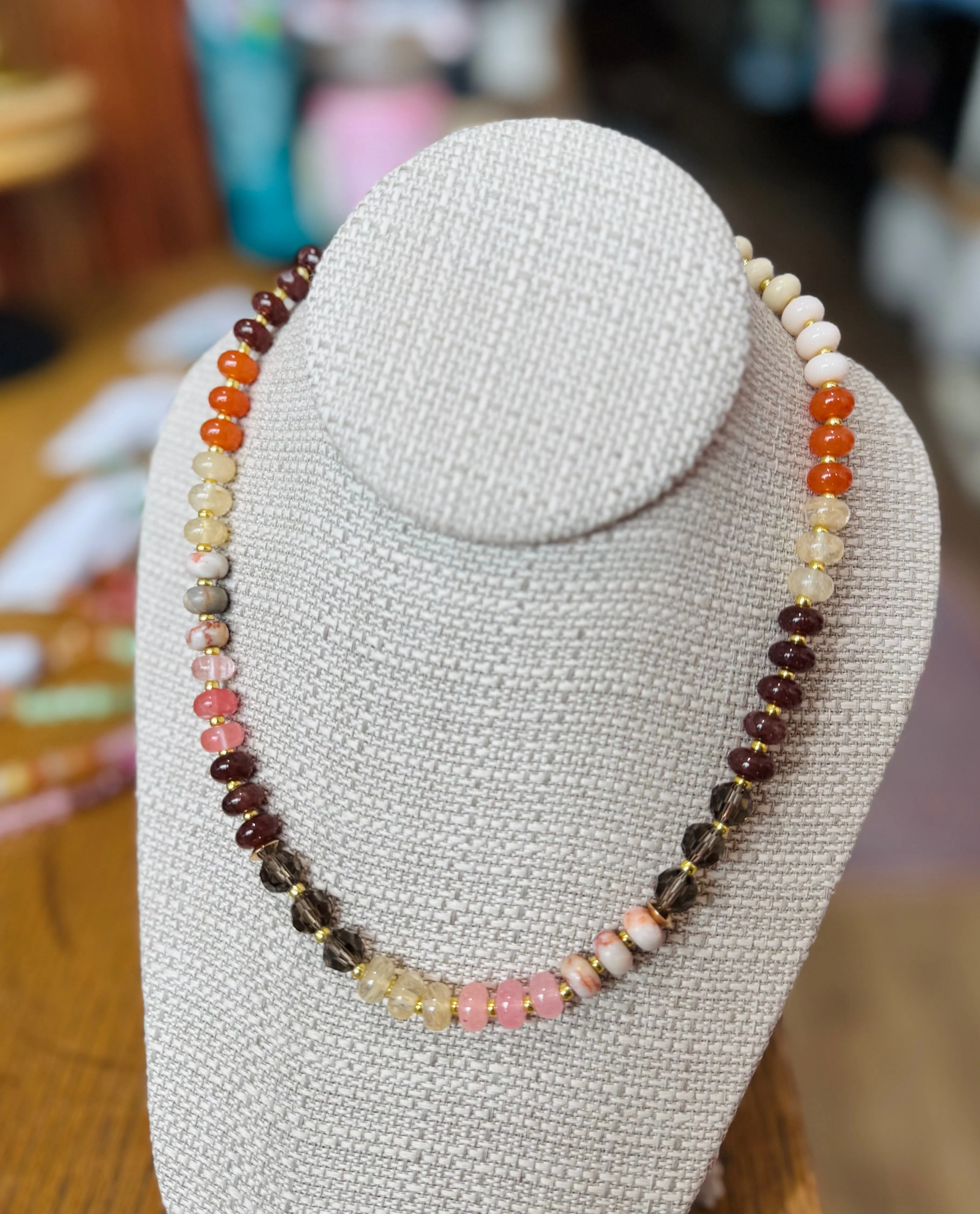 Kyra Agate Stone Necklace