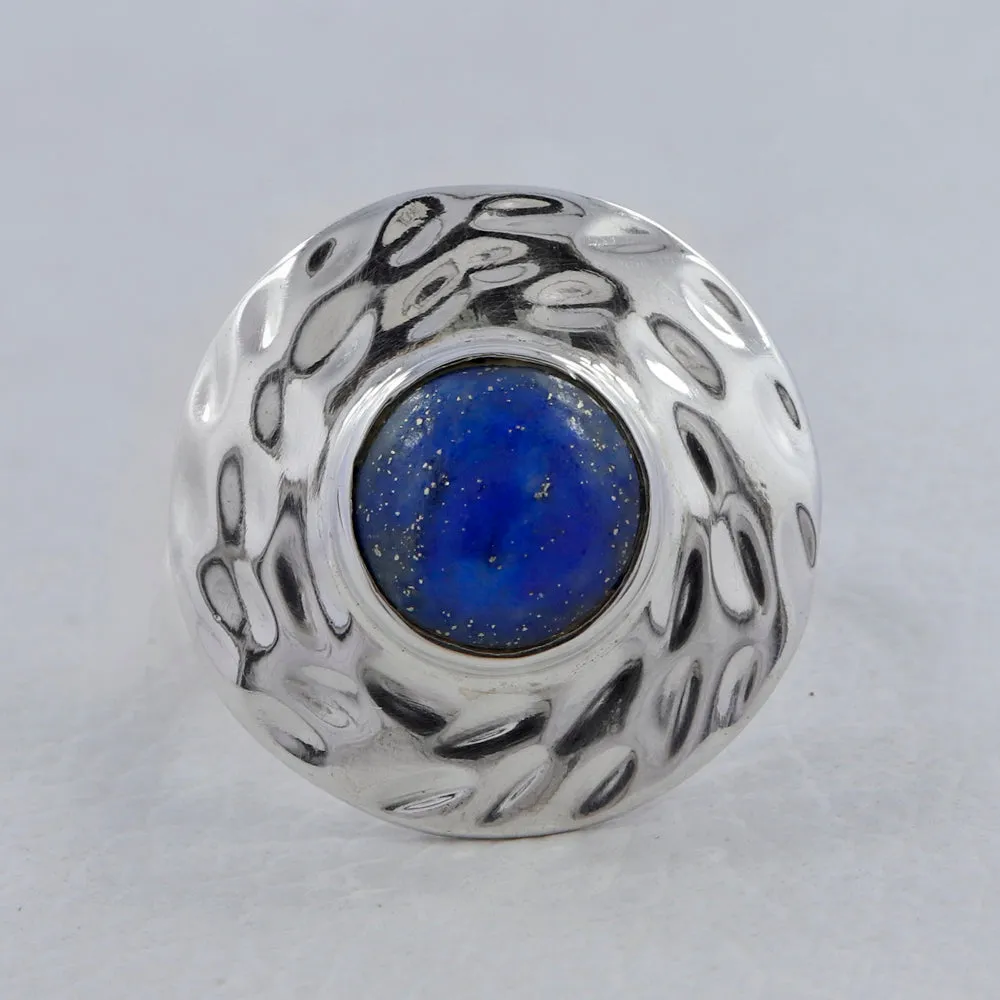Lapis Lazuli Designer 925 Sterling Silver Ring