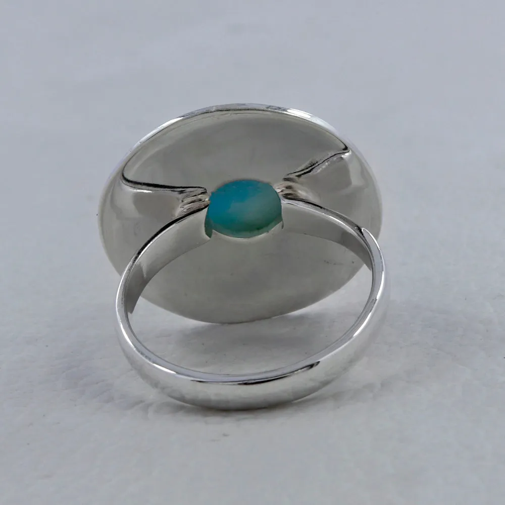 Lapis Lazuli Designer 925 Sterling Silver Ring