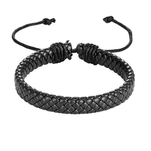 Leather Bracelet Men Vintage Punk Anchor Bracelets Women Nautical Jewelry Preferred Gift