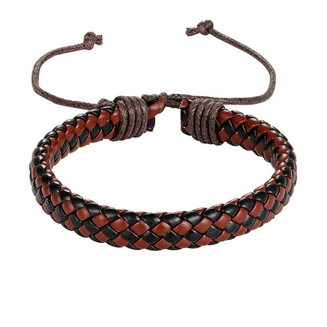 Leather Bracelet Men Vintage Punk Anchor Bracelets Women Nautical Jewelry Preferred Gift
