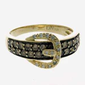 LeVian Chocolate Diamond Buckle Ring