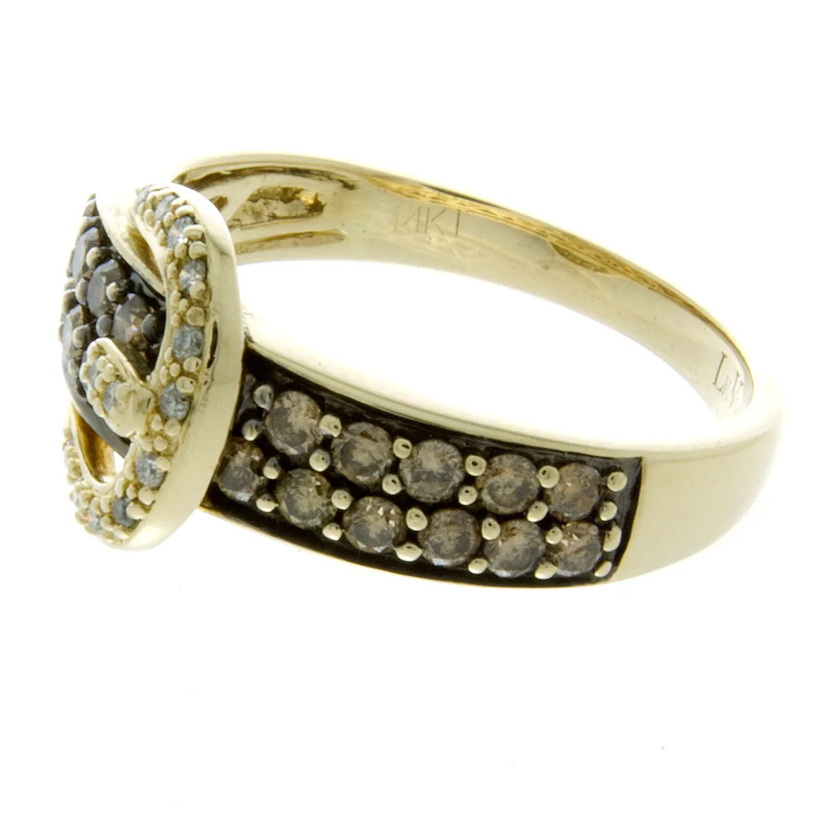 LeVian Chocolate Diamond Buckle Ring