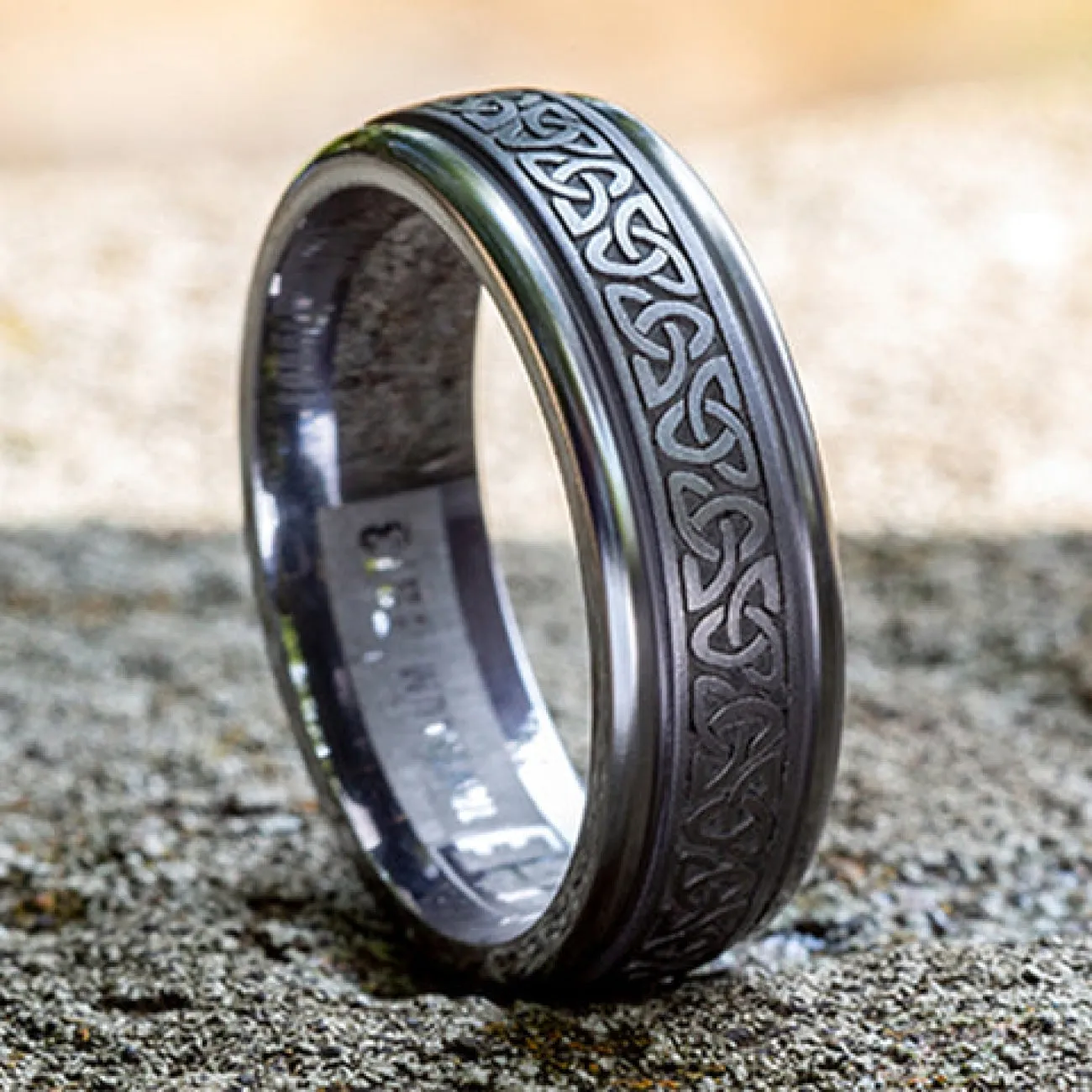 Limerick Tantalum Comfort Fit 7.0 Wedding Band Ring