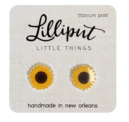 Little Things Sunflower Earrings