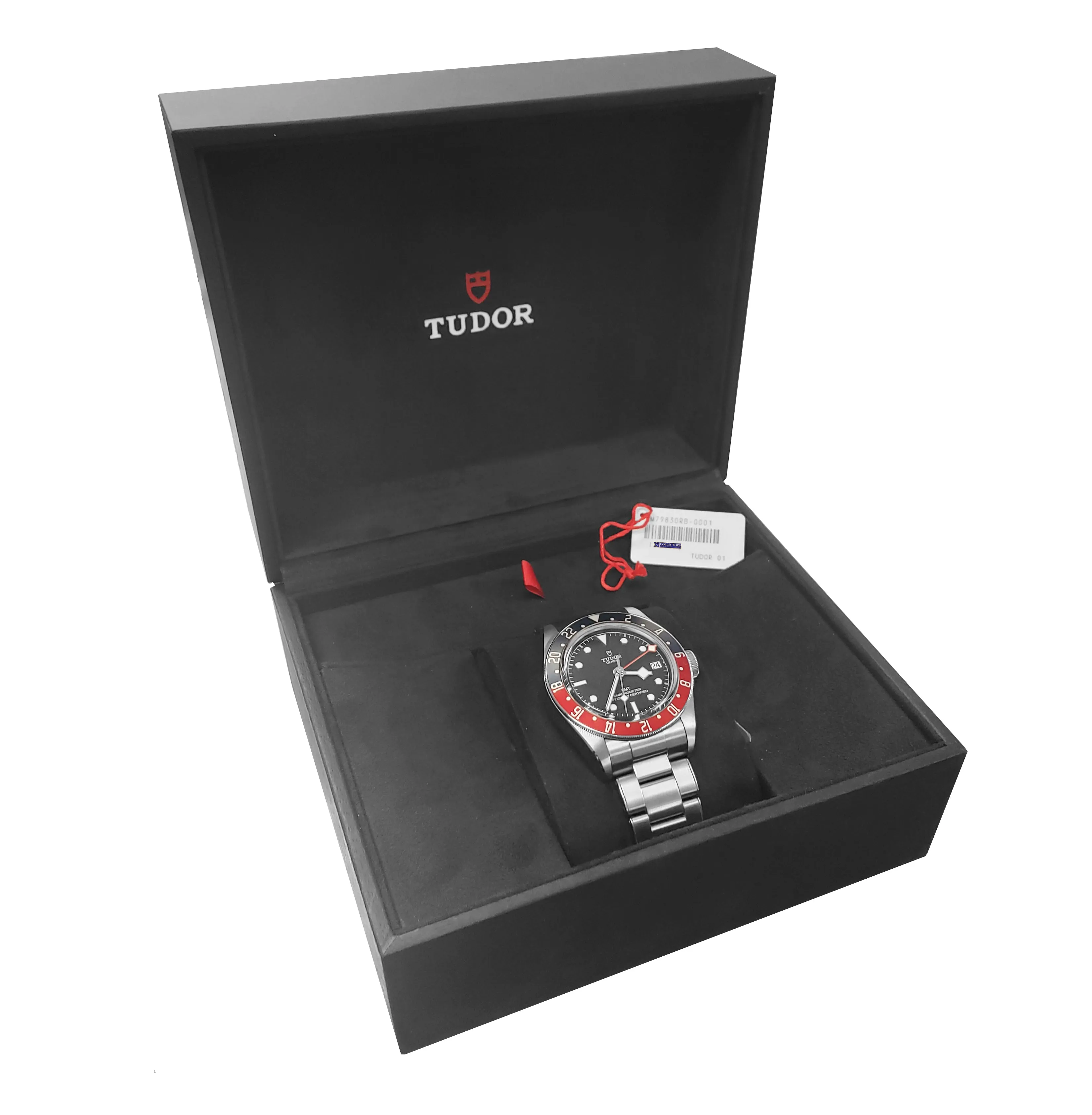 LNIB Tudor Black Bay GMT Pepsi 41mm Stainless Steel Black Date Watch 79830RB