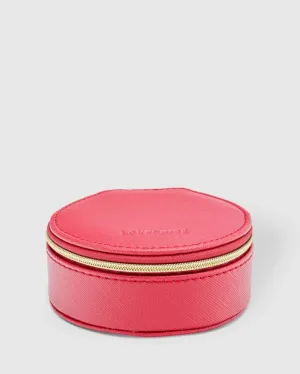 LOUENHIDE Sisco Jewellery Box - Raspberry