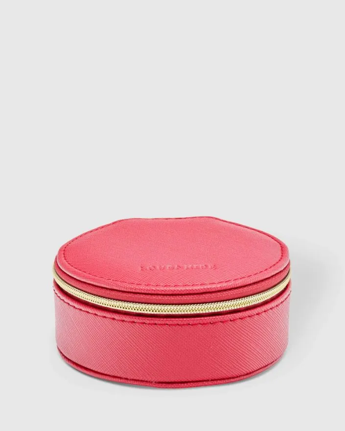 LOUENHIDE Sisco Jewellery Box - Raspberry