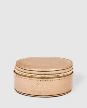 LOUENHIDE Sisco Lizard Jewellery Box - Champagne