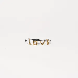LOVE Bracelet - White/Gold