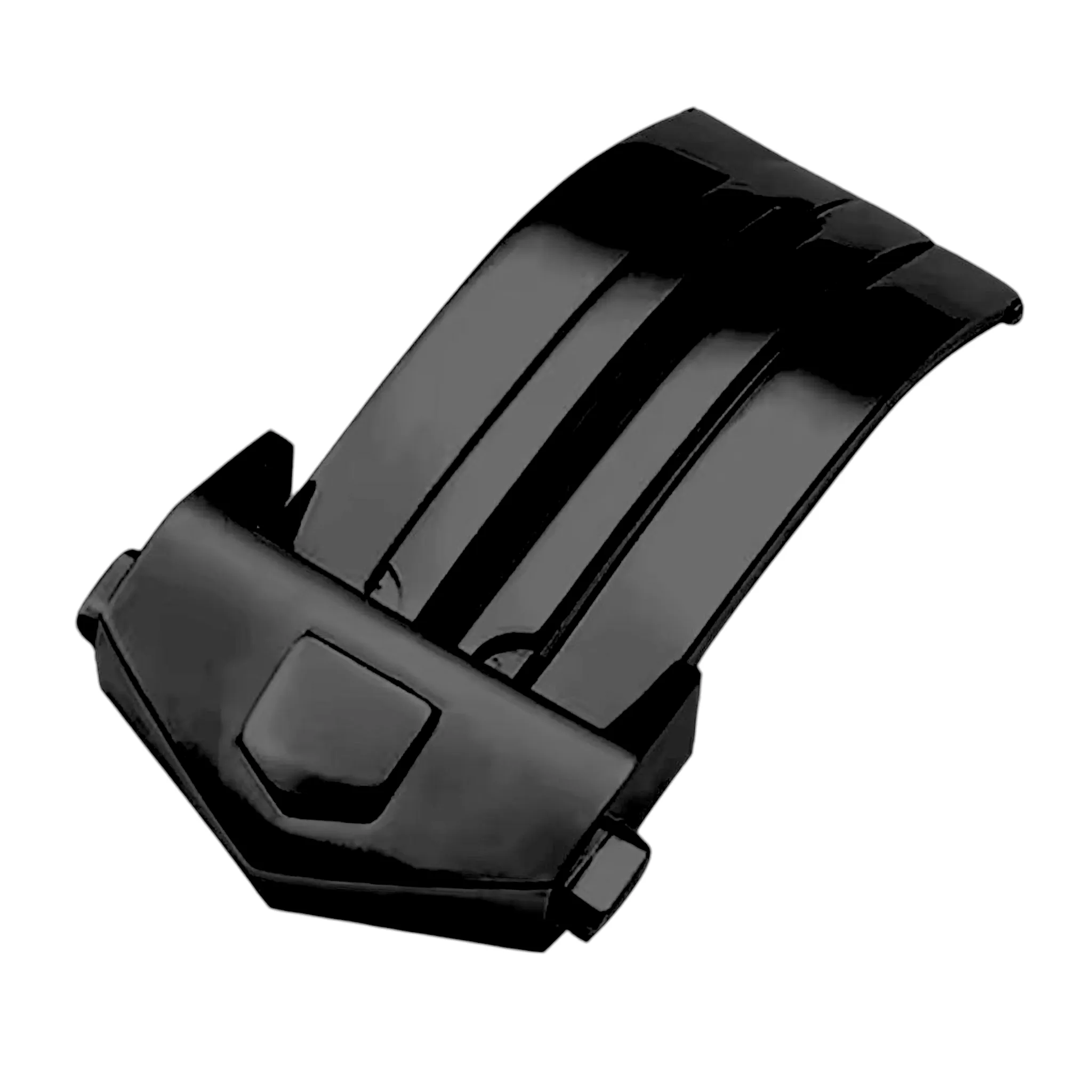 Luxury Calf Perforated Leather Straps For Deployment Clasps