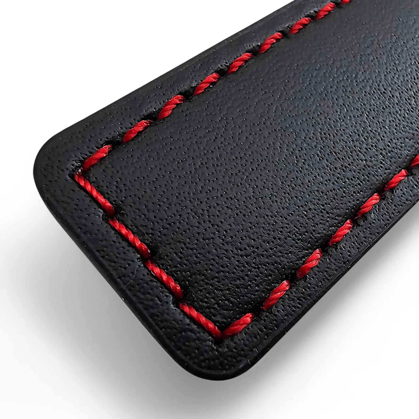 Luxury Calf Perforated Leather Straps For Deployment Clasps