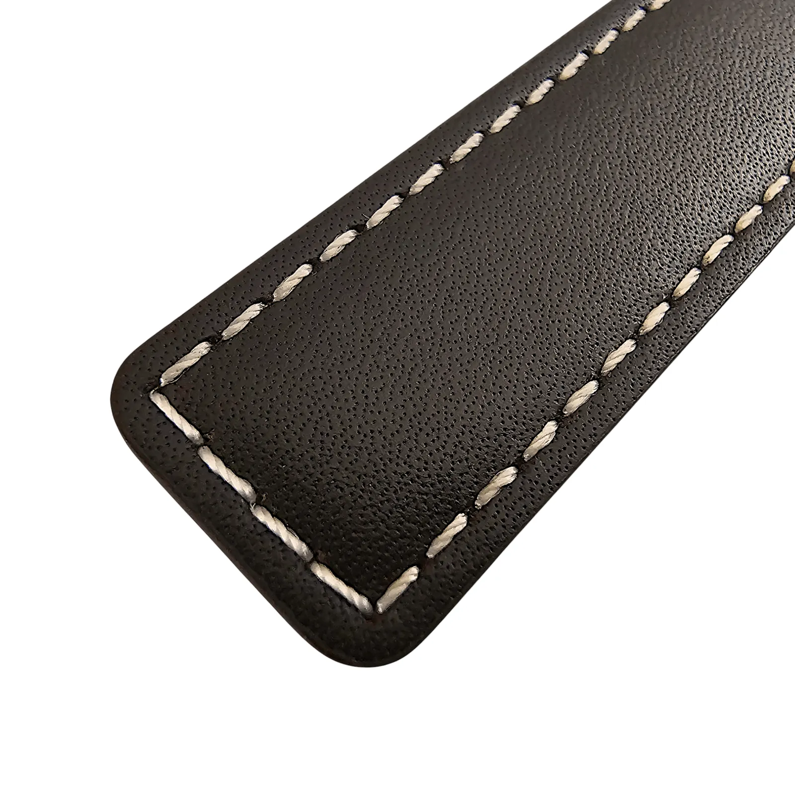 Luxury Calf Perforated Leather Straps For Deployment Clasps